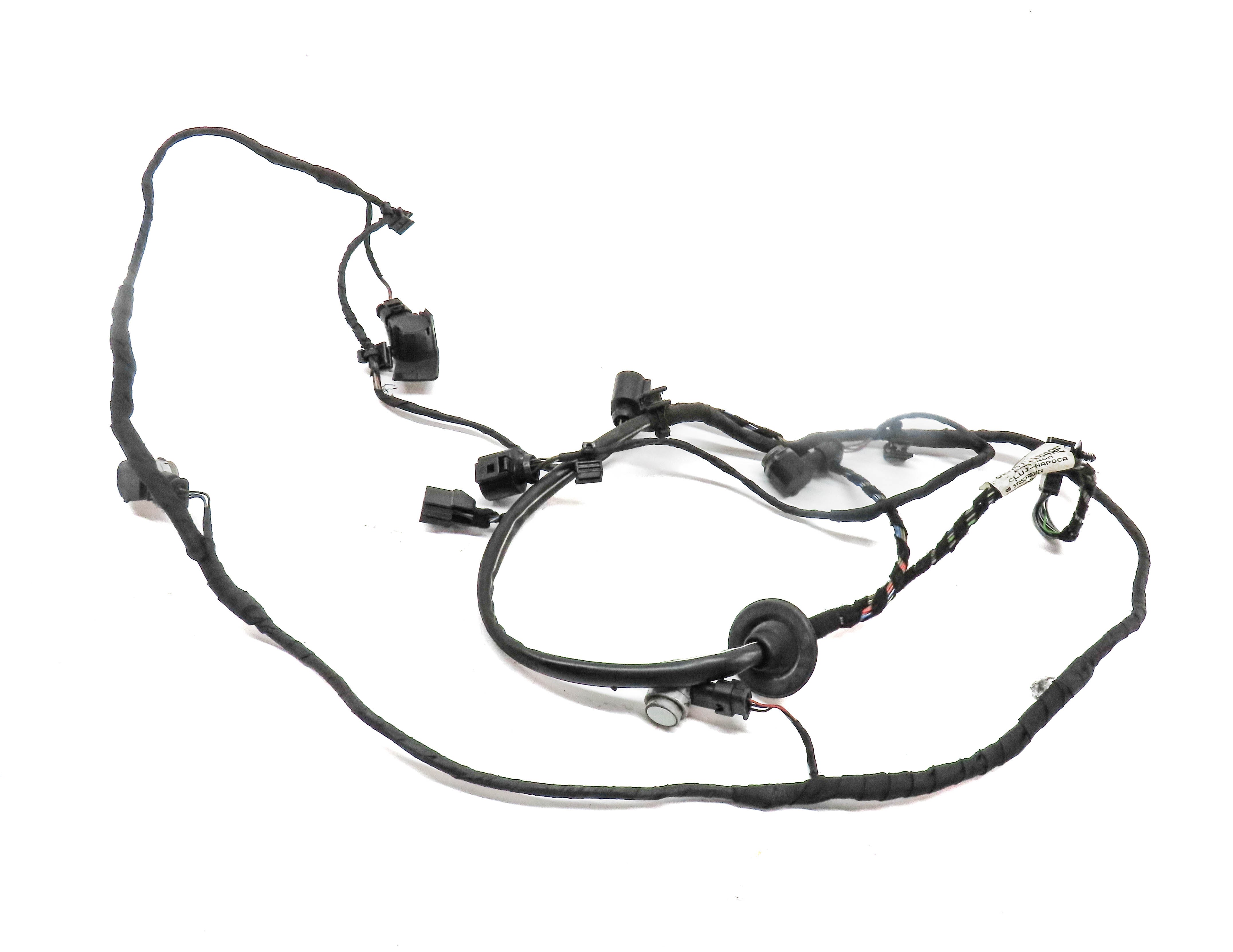 2012 AUDI Q5 (B8 8R) REAR PARK ASSIST PDC DISTANCE CONTROL SENSOR SET/4 (White) — exact item pictured